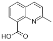 2-甲基喹啉-8-羧酸结构式_634-37-7结构式