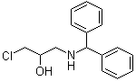 1-(二苯甲基氨基)-3-氯丙烷-2-醇结构式_63477-43-0结构式