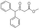 2-(二苯甲基亚磺酰基)乙酸甲酯结构式_63547-25-1结构式