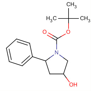 (2S,4S)-4-羟基-2-苯基吡咯烷-1-羧酸叔丁酯结构式_635724-45-7结构式