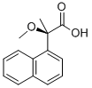 (R)-(-)-2-甲氧基-2-(1-萘基)丙酸结构式_63628-26-2结构式