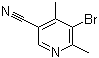 5-溴-4,6-二甲基-3-吡啶甲腈结构式_63644-86-0结构式
