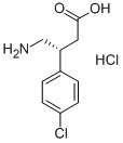 R(+)-巴氯芬盐酸盐结构式_63701-55-3结构式