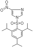 1-(2,4,6-三异丙基苯磺酰基)-4-硝基咪唑结构式_63734-76-9结构式