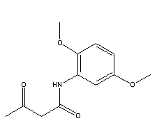 乙酰乙酰-2,5-二甲氧基苯胺结构式_6375-27-5结构式