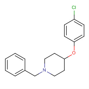 1-苄基-4-(4-氯-苯氧基)-哌啶结构式_63843-52-7结构式