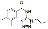 (9ci)-3,4-二甲基-n-(1-丙基-1H-四唑-5-基)-苯甲酰胺结构式_639047-29-3结构式