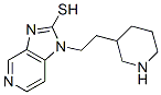 1-[2-(3-哌啶)乙基]-1H-咪唑并[4,5-c]吡啶-2-硫醇结构式_63907-28-8结构式