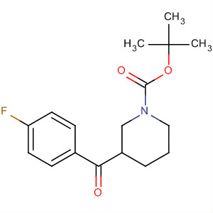 3-(4-氟苯甲酰基)哌啶-1-羧酸叔丁酯结构式_639468-31-8结构式