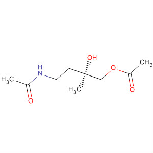 N-[(r)-4-(乙酰基氧基)-3-羟基-3-甲基丁基]乙酰胺结构式_64018-48-0结构式