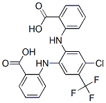 (9ci)-2,2-[[4-氯-5-(三氟甲基)-1,2-亚苯基]二亚氨基]双-苯甲酸结构式_640280-36-0结构式
