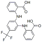(9ci)-2,2-[[4-(三氟甲基)-1,2-亚苯基]二亚氨基]双-苯甲酸结构式_640280-38-2结构式