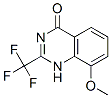(9ci)-8-甲氧基-2-(三氟甲基)-4(1H)-喹唑啉酮结构式_640297-55-8结构式