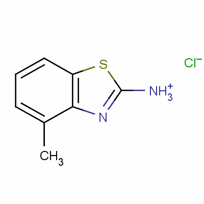 4-甲基苯并噻唑-2-胺盐酸盐结构式_64036-72-2结构式