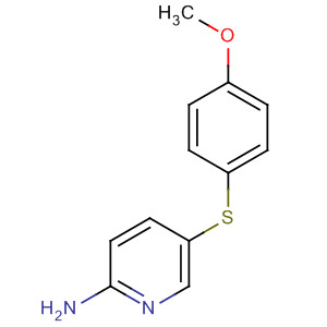5-[(4-甲氧基苯基)硫代]-2-吡啶胺结构式_64064-34-2结构式