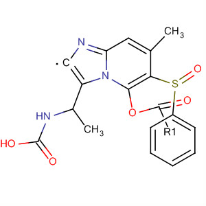 (6-苯亚磺酰基-咪唑并[1,2-a]吡啶-2-基)-乙基-氨基甲酸甲酯结构式_64064-92-2结构式