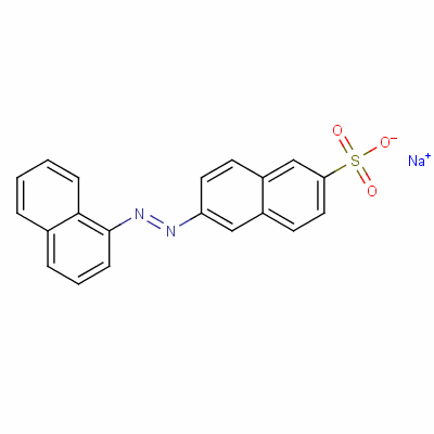 6-(1-萘氮杂)-2-萘磺酸钠结构式_6407-85-8结构式