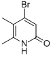 4-溴-5,6-二甲基吡啶-2(1h)-酮结构式_640721-49-9结构式