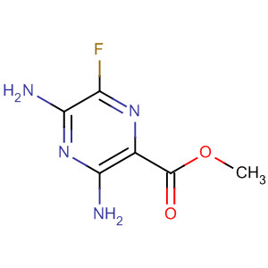 3,5-二氨基-6-氟吡嗪-2-羧酸甲酯结构式_64078-01-9结构式