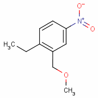 1-乙基-2-(甲氧基甲基)-4-硝基苯结构式_64123-46-2结构式
