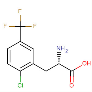 2-氯-5-(三氟甲基)-DL-苯基丙氨酸结构式_64134-20-9结构式