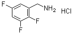 2,3,5-三氟苄胺盐酸盐结构式_643088-06-6结构式