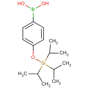 4-(三异丙基甲硅烷基氧基)苯基硼酸结构式_643090-93-1结构式