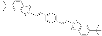5-叔丁基-2-(2-(4-(2-(5-叔丁基苯并噁唑-2-基)乙烯基)苯基)乙烯基)苯并噁唑结构式_64506-22-5结构式