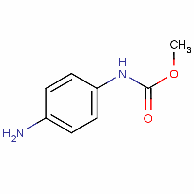4-氨基苯基氨基甲酸甲酯结构式_6465-03-8结构式