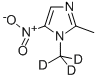 2-甲基-1-(<sup>2</sup>H<sub>3</sub>)甲基-5-硝基-1H-咪唑结构式_64678-69-9结构式