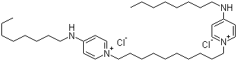 1,10-双[4-(辛基氨基)-1-吡啶]二氯癸烷结构式_64690-21-7结构式