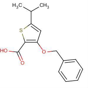 3-(苄氧基)-5-异丙基噻吩-2-羧酸结构式_647833-89-4结构式