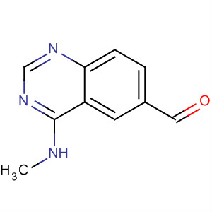 4-(甲基氨基)喹唑啉-6-甲醛结构式_648449-04-1结构式