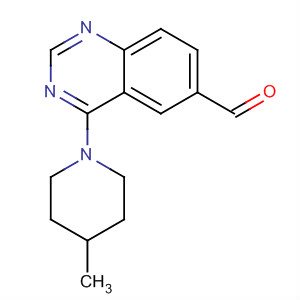 4-(4-甲基哌啶-1-基)喹唑啉-6-甲醛结构式_648449-22-3结构式