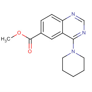 甲基 4-(哌啶-1-基)喹唑啉-6-羧酸结构式_648449-68-7结构式