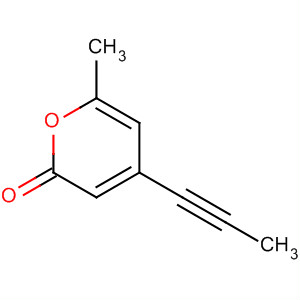 (9ci)-6-甲基-4-(1-丙炔)-2H-吡喃-2-酮结构式_650624-70-7结构式