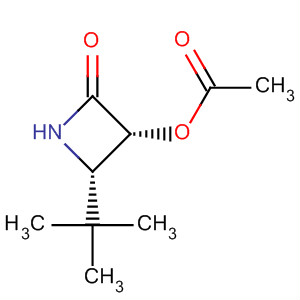 (3r,4s)-(9ci)-3-(乙酰基氧基)-4-(1,1-二甲基乙基)-2-氮杂啶酮结构式_650625-21-1结构式