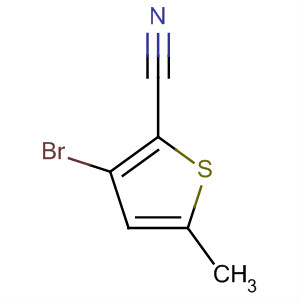 3-溴-5-甲基-2-噻吩甲腈结构式_651034-29-6结构式