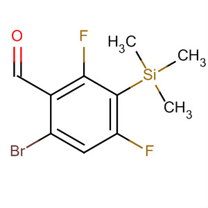 6-溴-2,4-二氟-3-(三甲基甲硅烷基)苯甲醛结构式_651326-71-5结构式