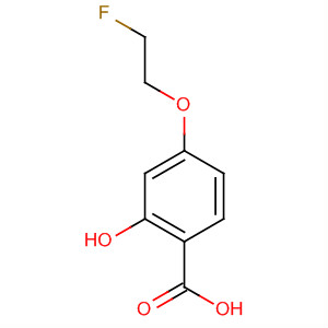 (9ci)-4-(2-氟乙氧基)-2-羟基-苯甲酸结构式_651331-95-2结构式