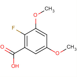 (9ci)-2-氟-3,5-二甲氧基-苯甲酸结构式_651734-59-7结构式