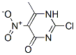 2-Chloro-6-methyl-5-nitro-4(1H)-pyrimidinone Structure,65224-66-0Structure