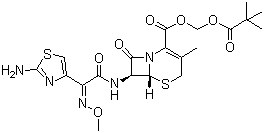 头孢他美新戊酯结构式_65243-33-6结构式