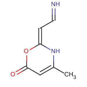 (2e)-(9ci)-2,3-二氢-2-(亚氨基亚乙基)-4-甲基-6H-1,3-噁嗪-6-酮结构式_652995-60-3结构式