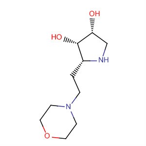 (2r,3s,4r)-(9ci)-2-[2-(4-吗啉)乙基]-3,4-吡咯烷二醇结构式_653571-02-9结构式