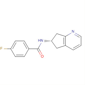 (9ci)-n-[(6s)-6,7-二氢-5H-环戊并[b]吡啶-6-基]-4-氟-苯甲酰胺结构式_654676-73-0结构式