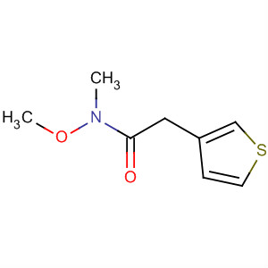 N-甲氧基-N-甲基-2-(噻吩-3-基)乙酰胺结构式_654682-77-6结构式