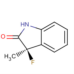 (3r)-(9ci)-3-氟-1,3-二氢-3-甲基-,2H-吲哚-2-酮结构式_655224-18-3结构式
