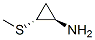 Cyclopropanamine, 2-(methylthio)-, trans-(9ci) Structure