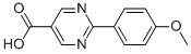2-(4-甲氧基苯基)-5-嘧啶羧酸结构式_65586-76-7结构式